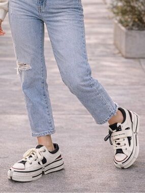 Converse x Feng Chen Wang Chuck 70 2-in-1 Low-Top Sneakers | Egret | NIB